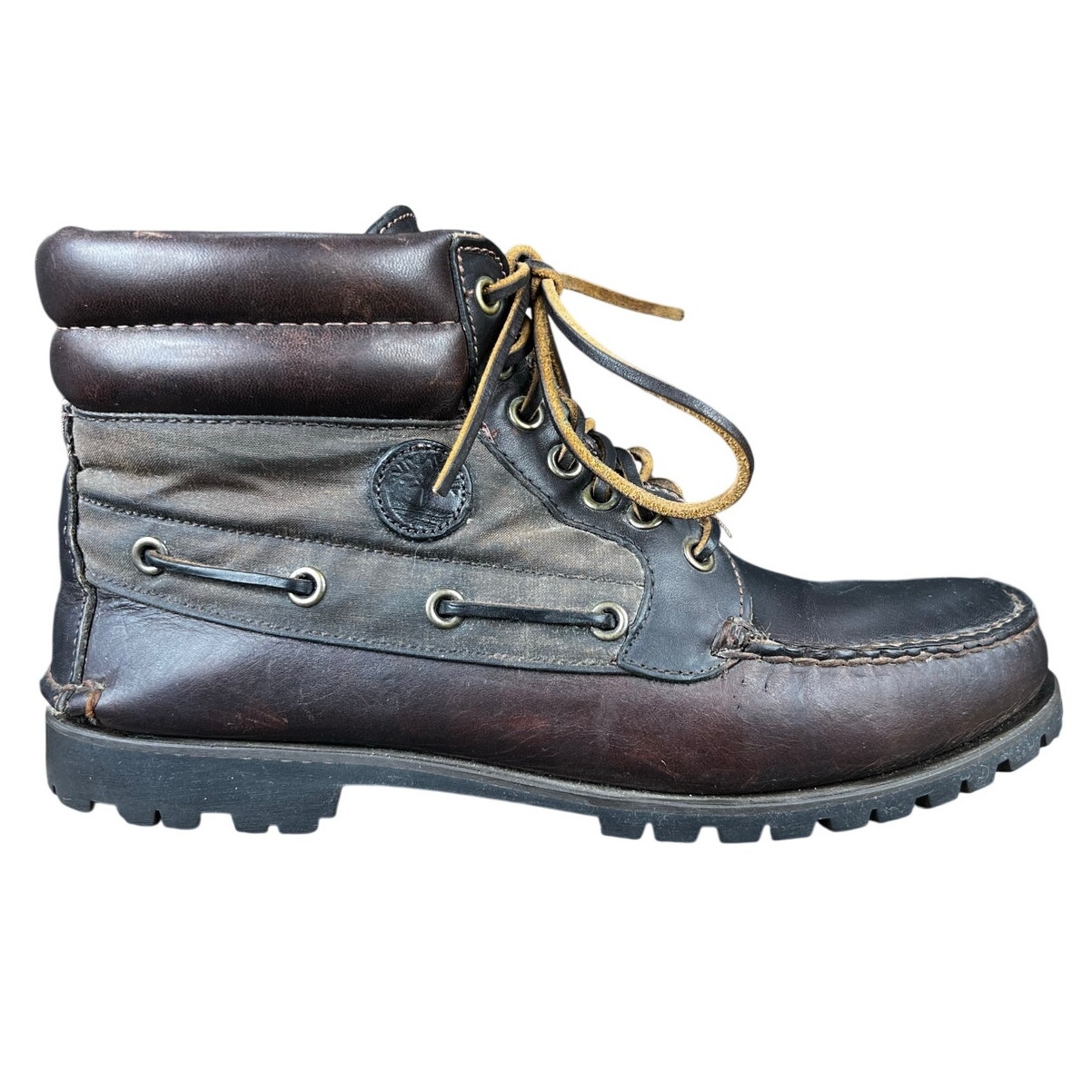 Vintage Timberland Men’s Classic Brown Gore Tex Moc Toe Chukka Boot Size Us 8.5